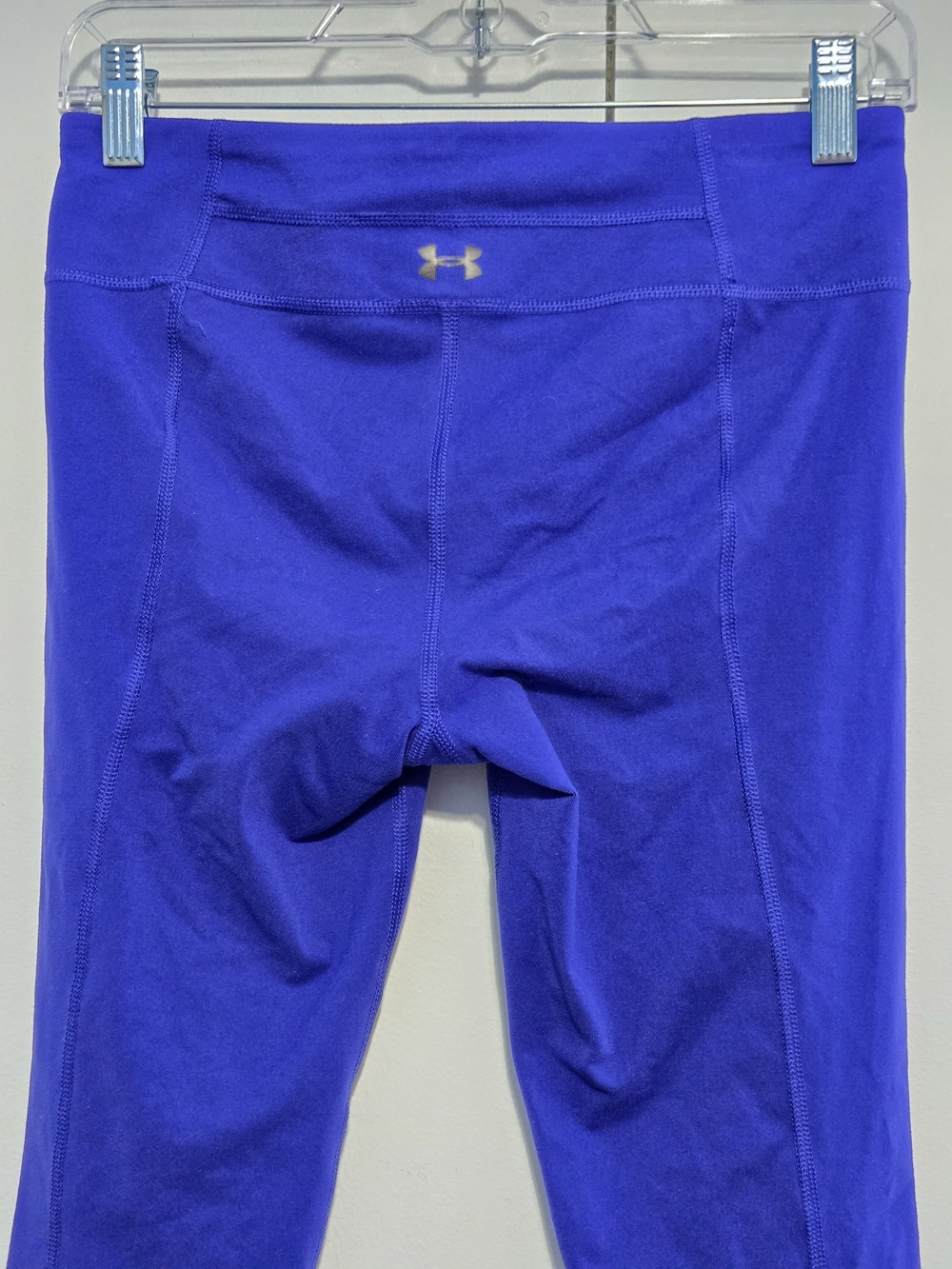 Under Armour Royal Blue Crop Leggings Womens M Athletic‎ Yoga Capri - Picture 4 of 4